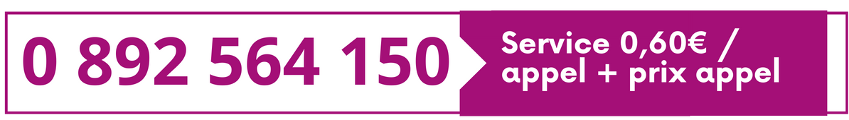 Numéro audiotel : 0892564150